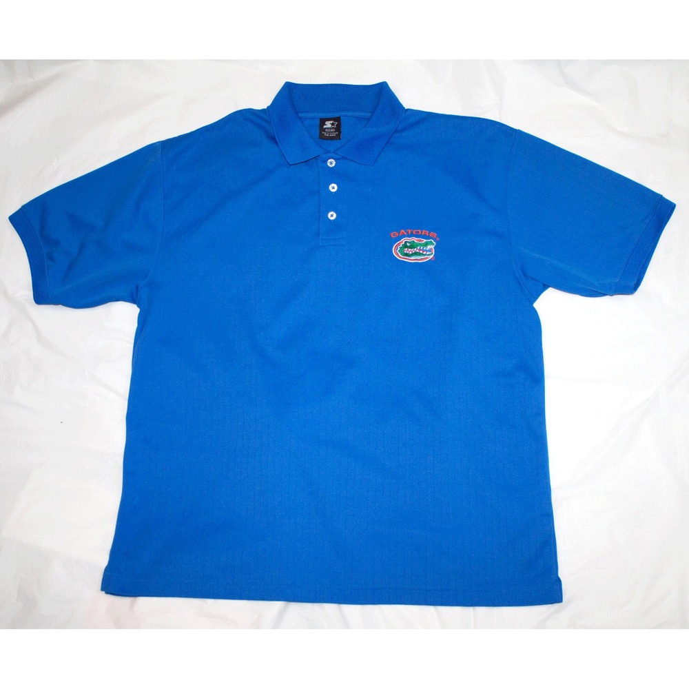 Starter  Florida Gators Men's‎ Short Sleeve Polo Shirt Size Large